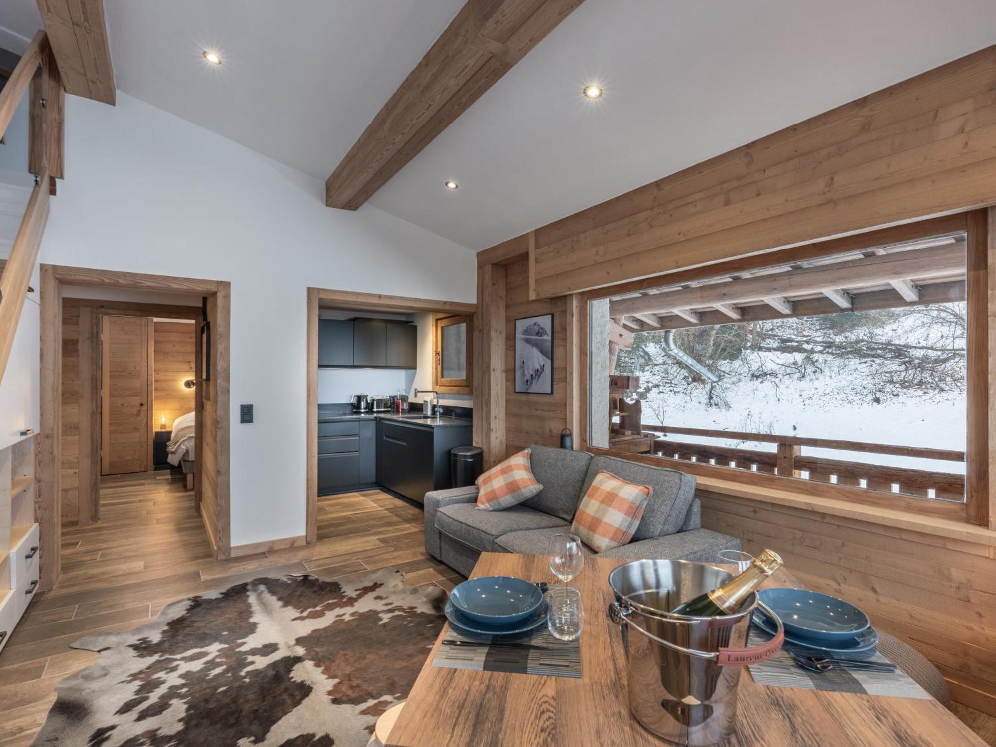 Chalet " Jeane " Proche Centre Межев Екстер'єр фото